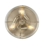 Millennium Lighting 91013-MG Modern Gold Lunden  13'' Wide 3-light Flush Mount Image 6