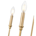 Millennium Lighting 25306-VB Vintage Brass Azara 32'' Wide 6-light Chandelier - Vintage Brass Image 5