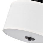 Millennium Lighting 41102-MB Matte Black Guyten 13'' Wide 2-light Semi Flush - Matte Black Image 4
