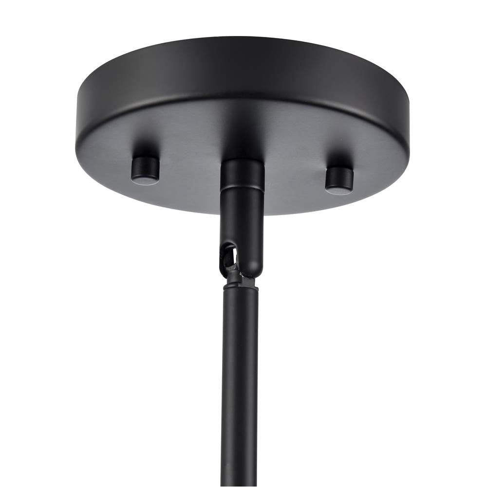 Millennium Lighting 9023-MB Matte Black Elise 22'' Wide 3-light Pendant - Matte Black Image 4