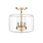 Millennium Lighting 46923-MG Modern Gold Semi-flush Ceiling Mount Image 3