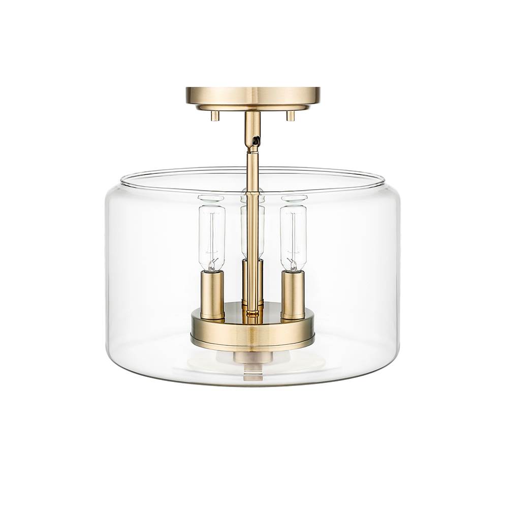 Millennium Lighting 46923-MG Modern Gold Semi-flush Ceiling Mount Image 3