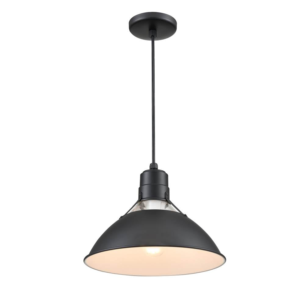 Millennium Lighting RGCC13-SB Satin Black Cord Hung Glass Cone Image 7