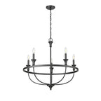 Millennium Lighting 28005-MB Matte Black Chandelier Ceiling Light Image 4