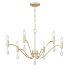 Millennium Lighting 205106-AGSI  Aureline 28'' Wide 6-light Chandelier Image 1