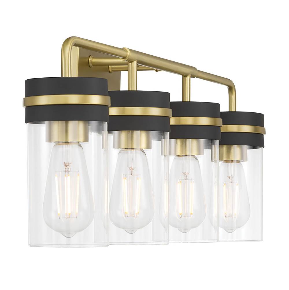 Millennium Lighting 95204-VB/MB Vintage Brass Marbridge 28'' Wide 4-light Vanity Image 7