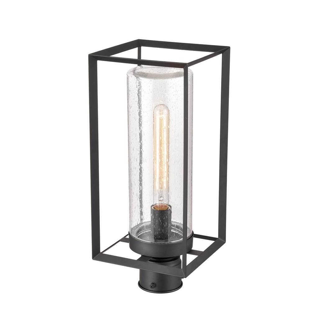 Millennium Lighting 4581-PBK Powder Coat Black Outdoor Post Lantern Image 2