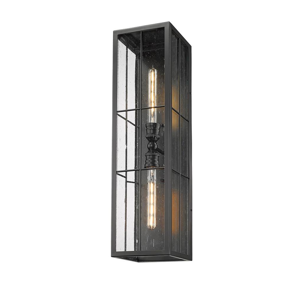 Millennium Lighting 10822-PBK Powder Coated Black Outdoor Wall Sconce Image 5