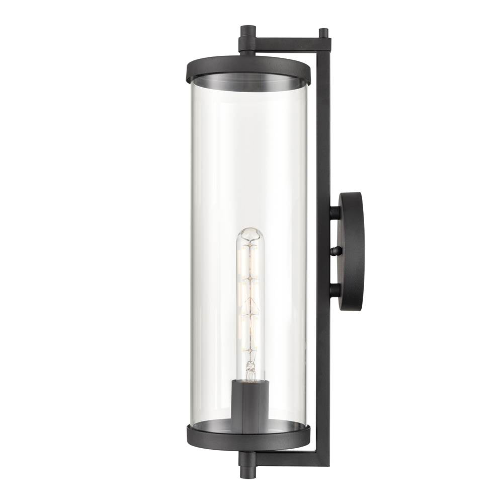 Millennium Lighting 240101-TBK Textured Black Outdoor Wall Sconce Image 5