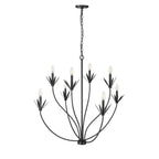 Millennium Lighting 12708-MB Matte Black Chandelier Ceiling Light Image 4