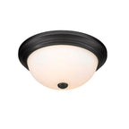 Millennium Lighting 4903-MB Matte Black Flushmount Ceiling Light Image 3