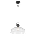 Millennium Lighting 98101-MB Matte Black Clarien  14'' Wide 1-light Pendant Image 1