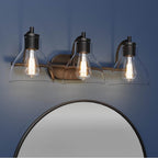 Millennium Lighting 6203-MB Matte Black Knightsdale 25.25'' 3-light Vanity - Matte Black Image 4
