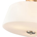 Millennium Lighting 214103-BN Brushed Nickel Laphia 15.75'' Wide 3-light Semi Flush - Brushed Nickel Image 4