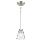 Millennium Lighting 64101-BN Brushed Nickel Strayhan 5.75'' 1-light Mini Pendant - Brushed Nickel Image 1
