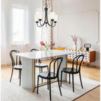 Millennium Lighting 9805-MB Matte Black 5 Light Chandelier Image 2