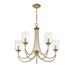 Millennium Lighting 22405-VB Vintage Brass Chandelier Ceiling Light Image 6