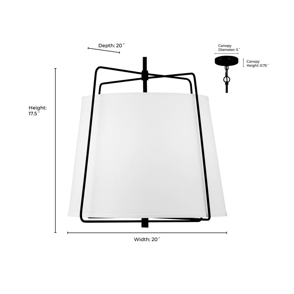 Millennium Lighting 919103-VB Vintage Brass Vellinor 20'' Wide 3-light Pendant Image 2