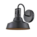 Millennium Lighting 71001-PBK Powder Coated Black Outdoor Wall Sconce Image 1