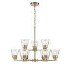 Millennium Lighting Strayhan 28.5'' 9-light Chandelier - Brushed Nickel