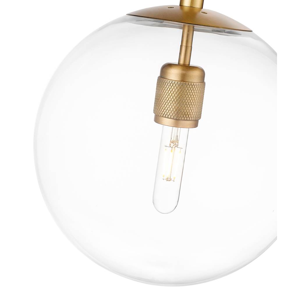 Millennium Lighting 25401-VB Vintage Brass Kairo 12'' Wide 1-light Pendant - Vintage Brass Image 5