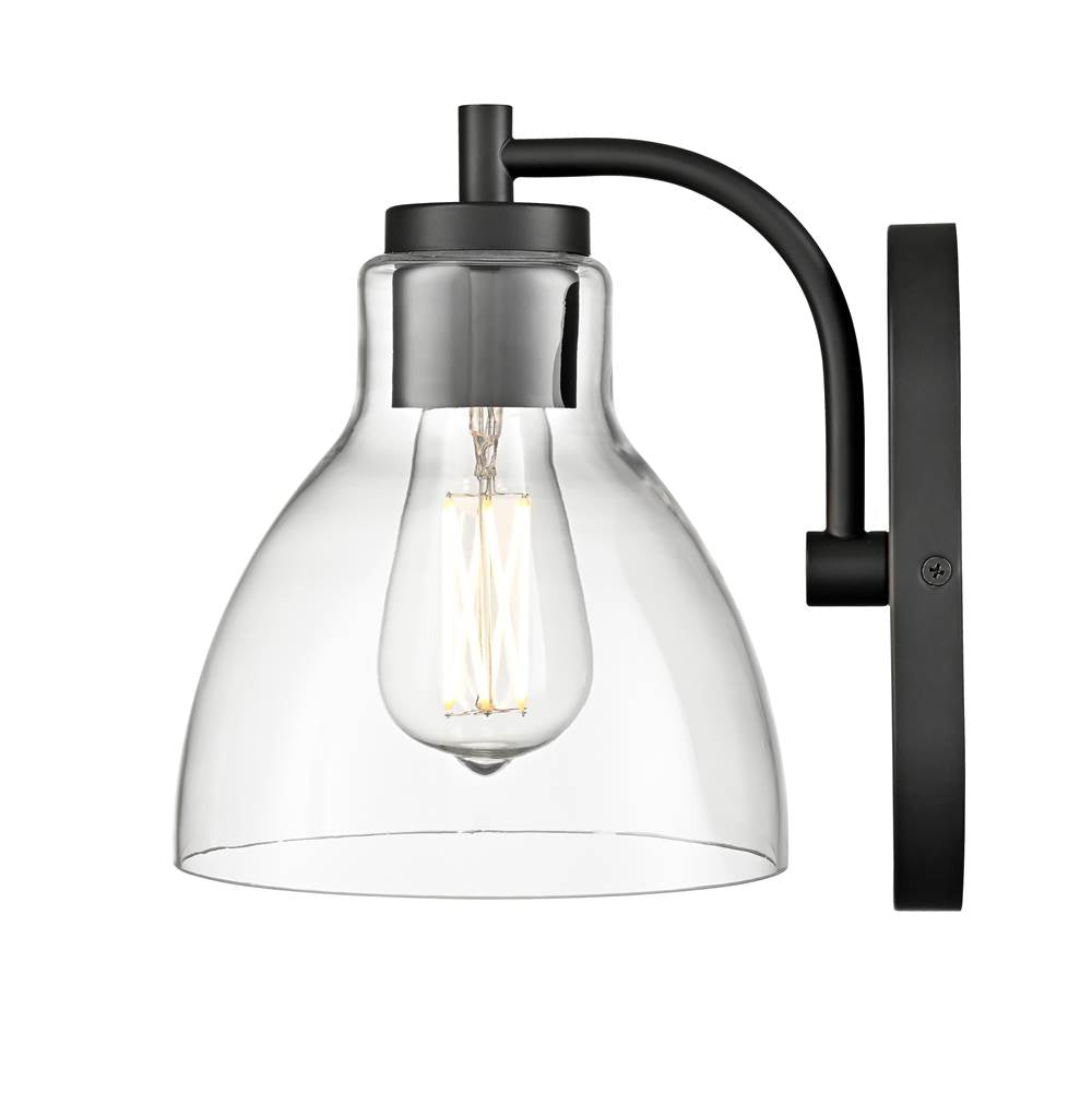 Millennium Lighting 6201-MB Matte Black Knightsdale 9.25'' High 1-light Wall Sconce - Matte Black Image 6