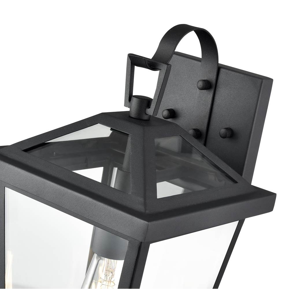Millennium Lighting 92101-TBK Textured Black Outdoor Wall Sconce Image 3