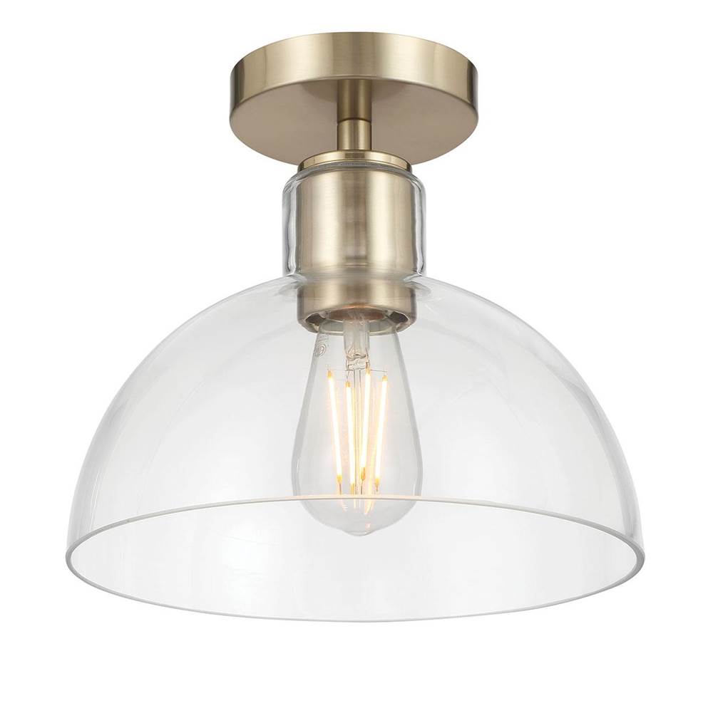 Millennium Lighting 6021-MG Modern Gold Knightsdale 10'' Wide 1-light Semi-flush Mount Image 7