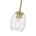 Millennium Lighting 9981-VB Vintage Brass Miravelle 5.25'' Wide 1-light Mini Pendant Image 5
