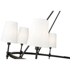 Millennium Lighting 16608-MB Matte Black Adorra 40'' Wide 8-light Chandelier - Matte Black Image 5