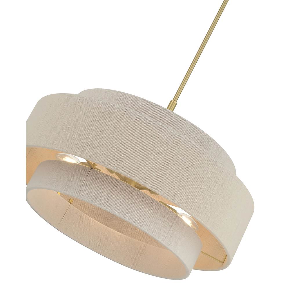 Millennium Lighting 208105-VB Vintage Brass Helbert 24'' Wide 5-light Pendant Image 5
