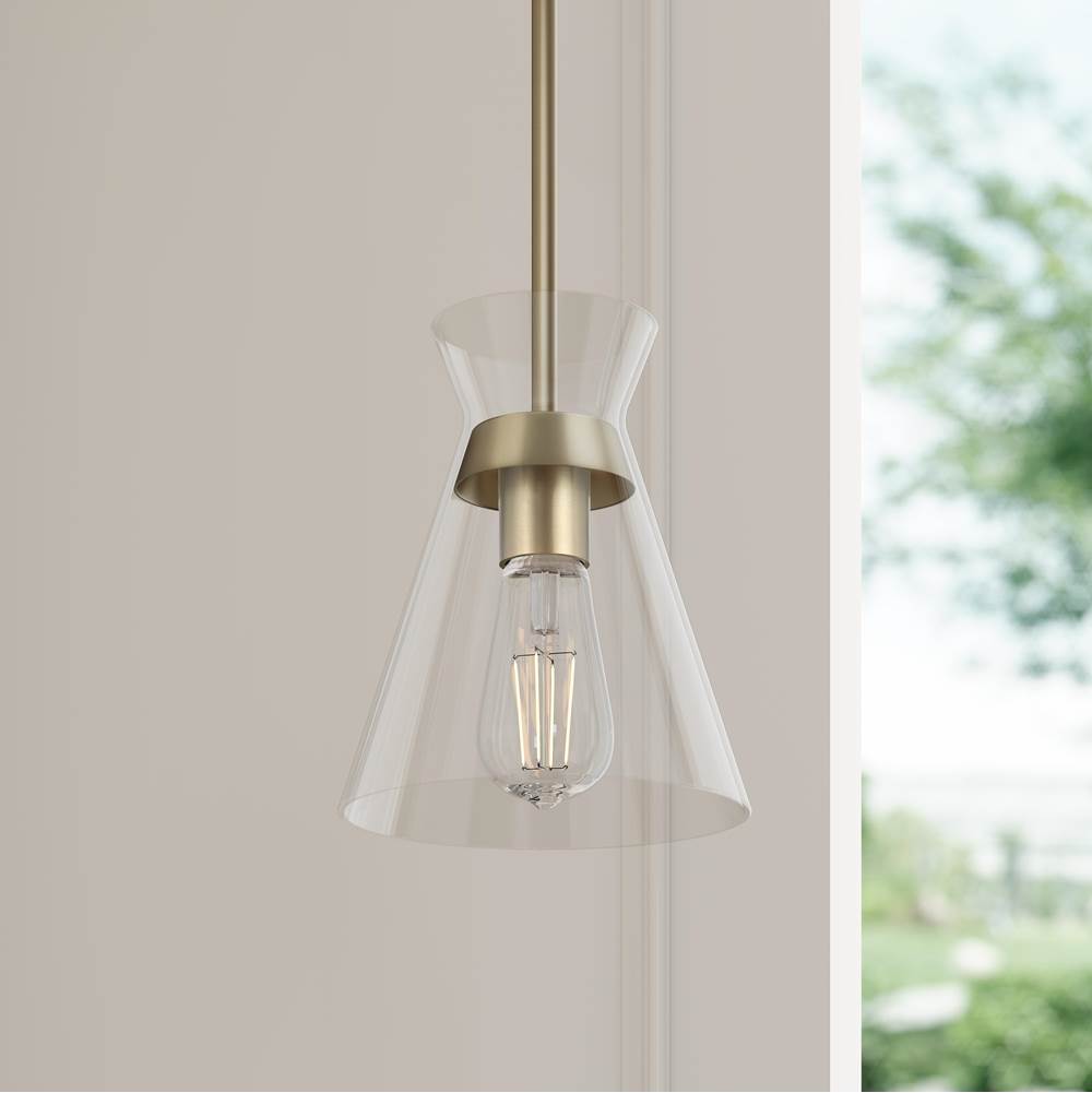 Millennium Lighting 69001-MG Modern Gold Amarella 7'' Wide 1-light Mini Pendant Image 4