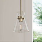 Millennium Lighting 69001-MG Modern Gold Amarella 7'' Wide 1-light Mini Pendant Image 4