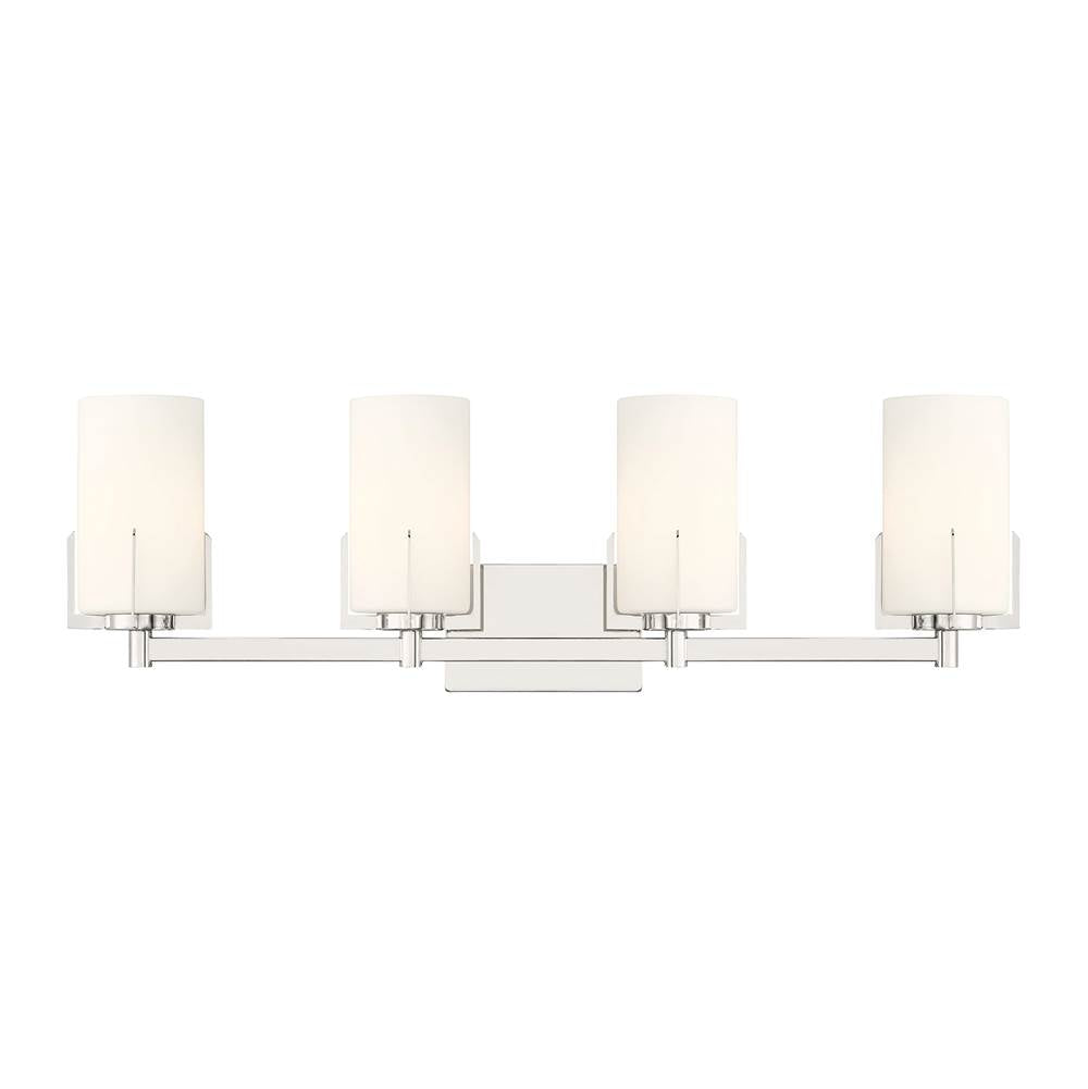 Millennium Lighting 65004-PN Polished Nickel Froselle 30.5'' Wide 4-light Vanity Image 6
