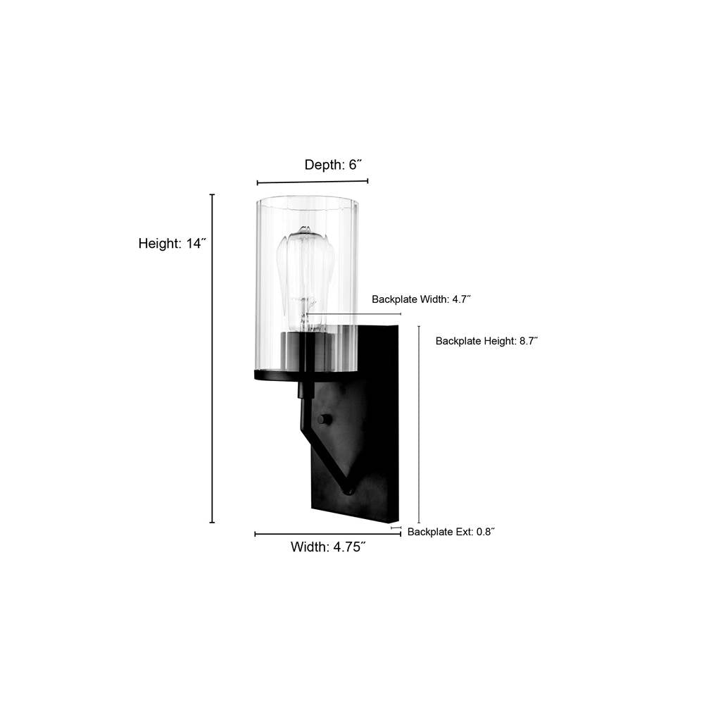 Millennium Lighting 9521-BN Brushed Nickel Beverlly 14'' High 1-light Wall Sconce - Brushed Nickel Image 2
