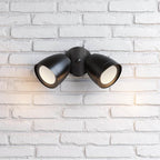 Millennium Lighting 18002-PBK Powder Coated Black Security Flood Lights Image 2