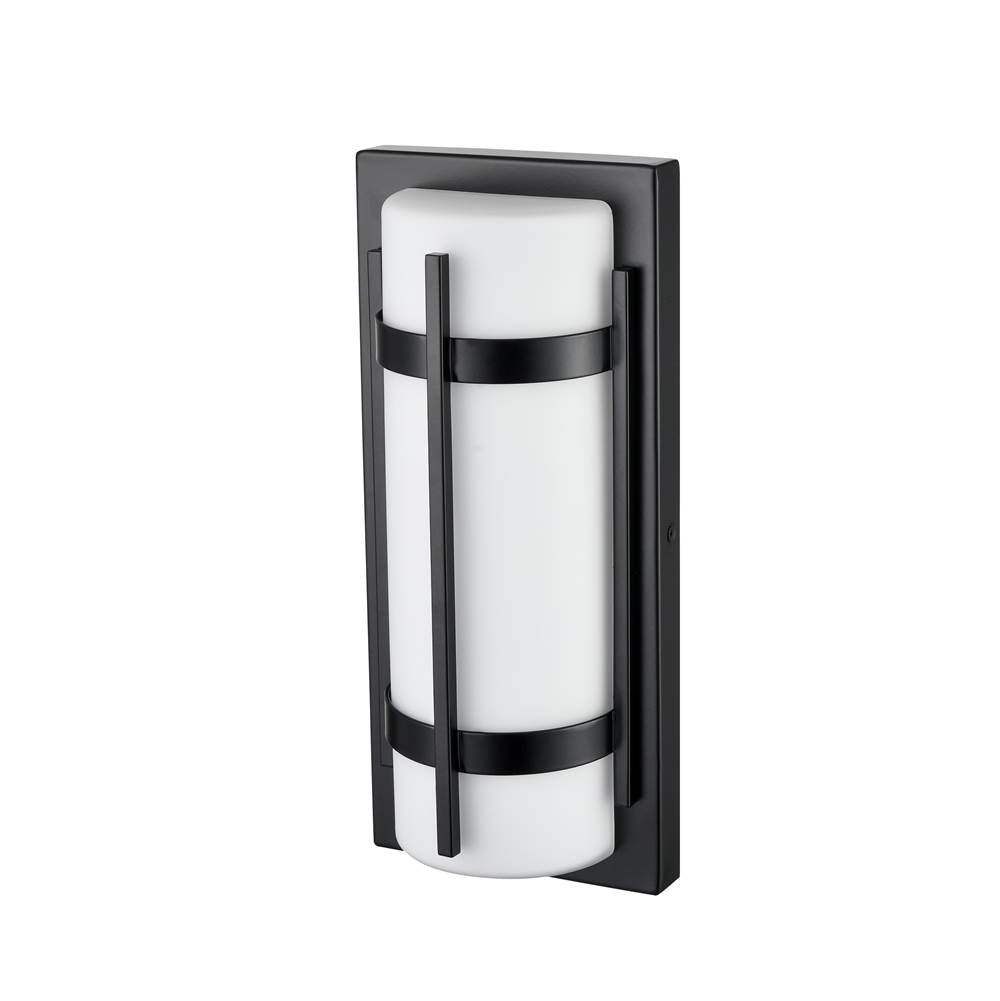 Millennium Lighting 76001-PBK Powder Coated Black Outdoor Wall Sconce Led Image 5