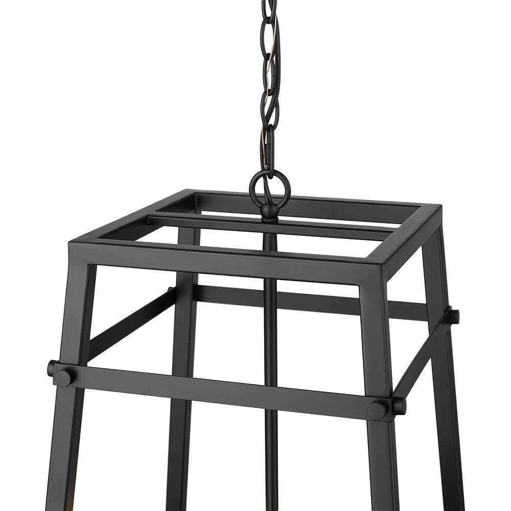 Millennium Lighting 19204-MB Matte Black Tellsa 15'' Wide 4-light Pendant - Matte Black Image 6
