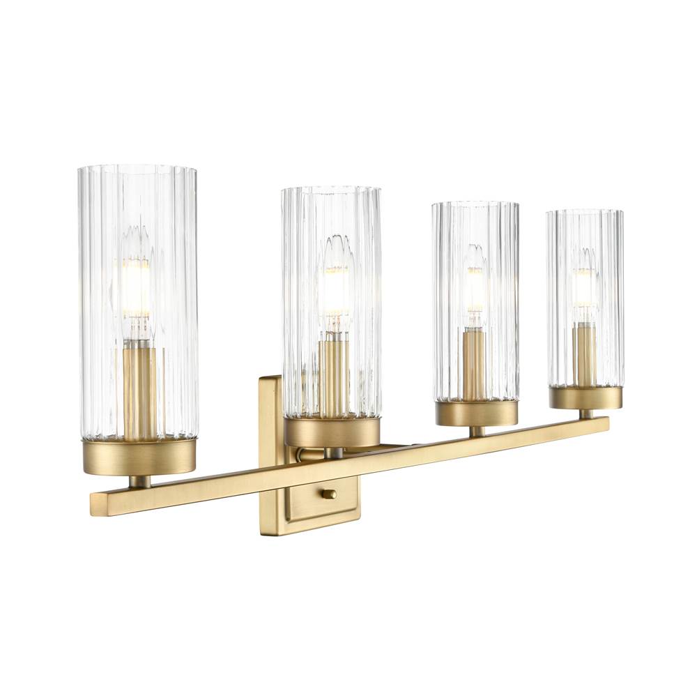 Millennium Lighting 46004-VB Vintage Brass Iversen 29.75'' Wide 4-light Vanity - Vintage Brass Image 6