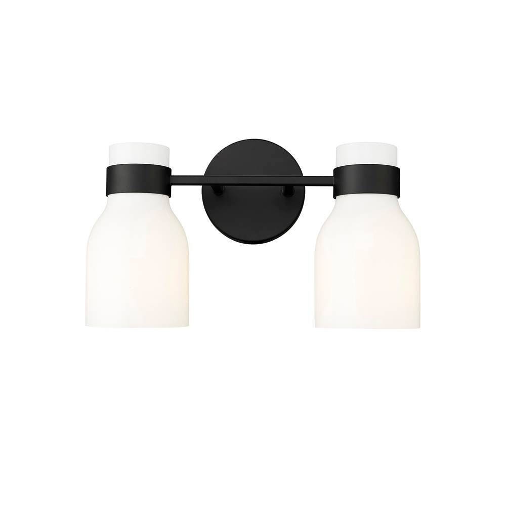 Millennium Lighting 23002-MB Matte Black Vanity Image 1