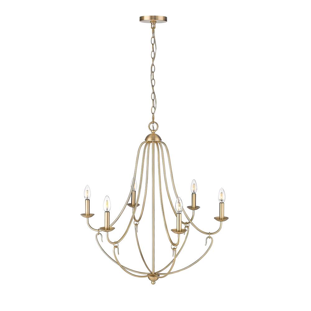 Millennium Lighting 12106-MG Modern Gold Chandelier Ceiling Light Image 4
