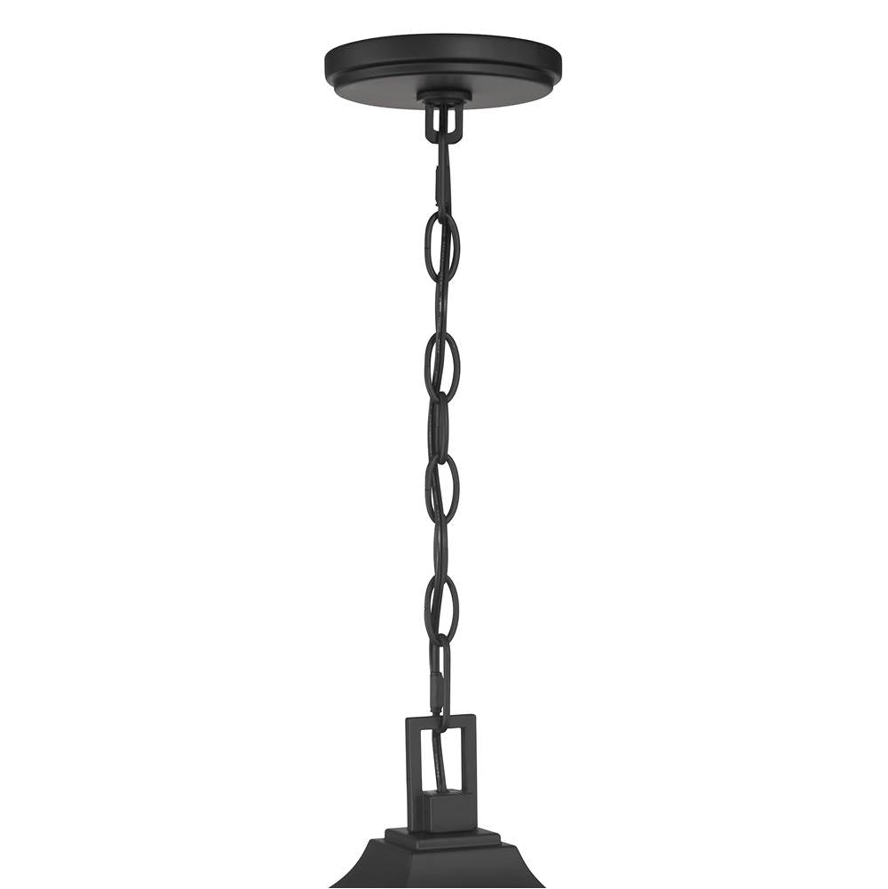 Millennium Lighting 402103-PBK Powder Coated Black Halston 7.25'' Wide 3-light Outdoor Hanging Lantern Image 3