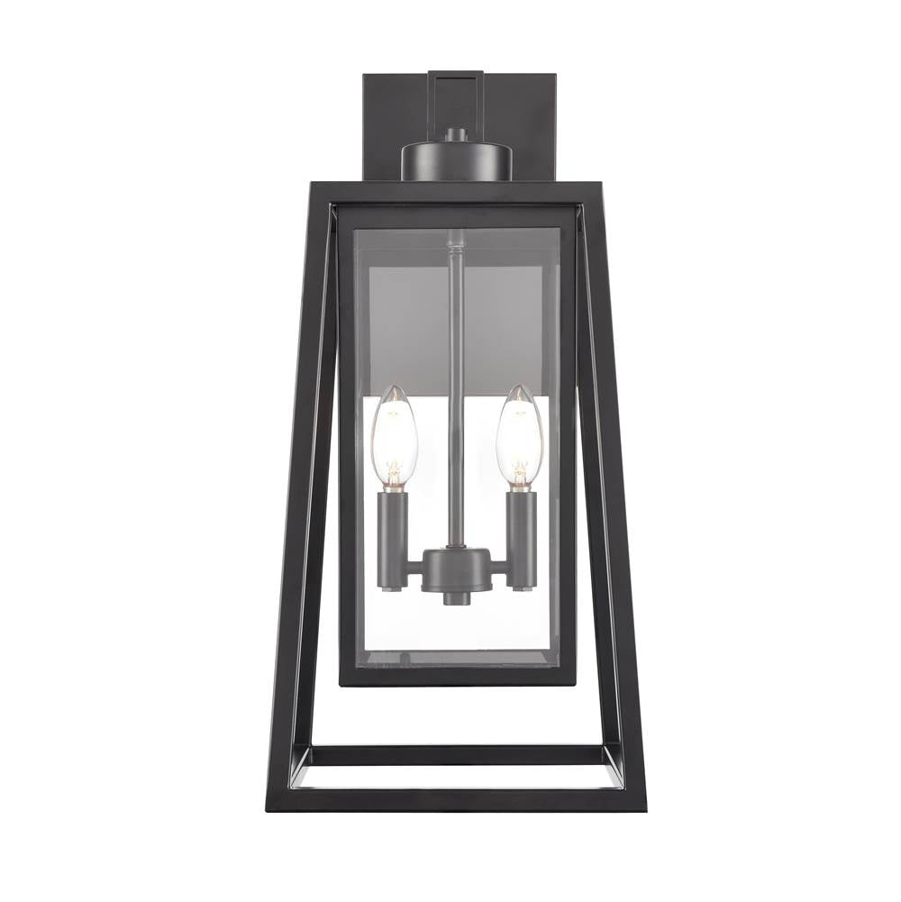 Millennium Lighting Denzell 21.25'' High 2-light Outdoor Wall Sconce - Powder Coated Black