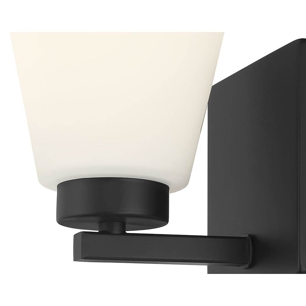 Millennium Lighting 64001WG-MB Matte Black Strayhan 6.75'' High 1-light Wall Sconce Image 6