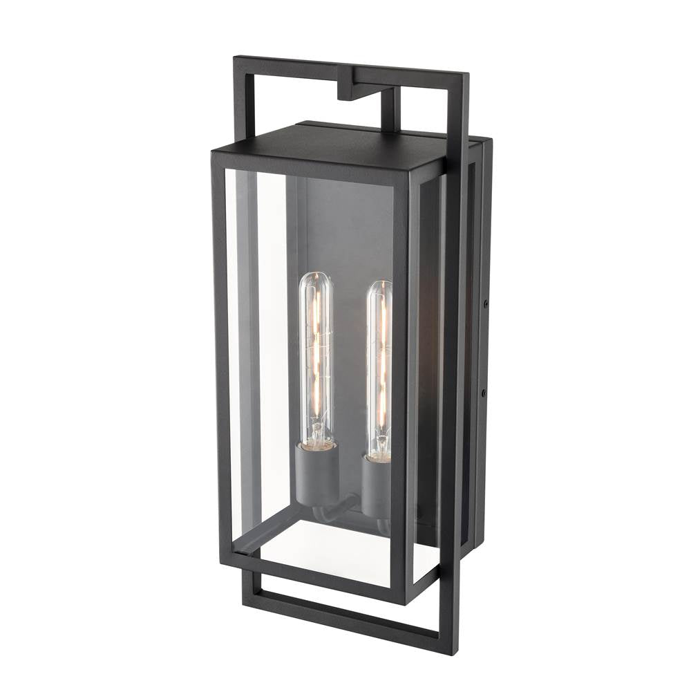 Millennium Lighting 270102-TBK Textured Black Outdoor Wall Sconce Image 6