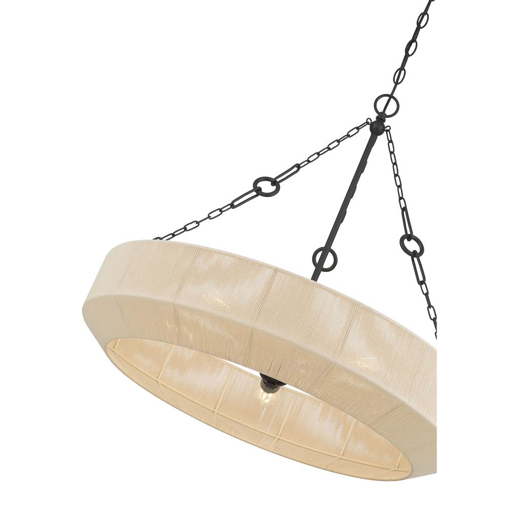 Millennium Lighting 206105-MB Matte Black Tresselle 28'' Wide 5-light Pendant Image 5