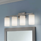 Millennium Lighting 2704WG-BN Brushed Nickel Verlana 27.75'' 4-light Vanity - Brushed Nickel Image 3