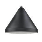 Millennium Lighting RCS17-SB Satin Black Cone Shade Image 1