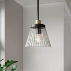 Millennium Lighting 9301-MB/VB Matte Black Lustria  8'' Wide 1-light Mini Pendant Image 4