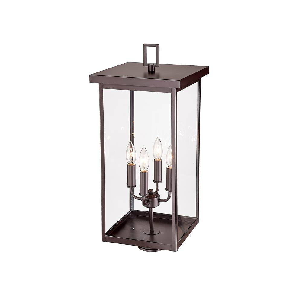 Millennium Lighting 42604-PBZ Powder Coated Bronze Outdoor Post Lantern Image 3